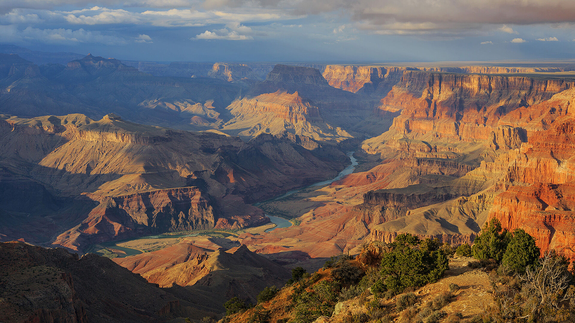 Awesome view of Grand Canyon from South Rim, Arizona, United States